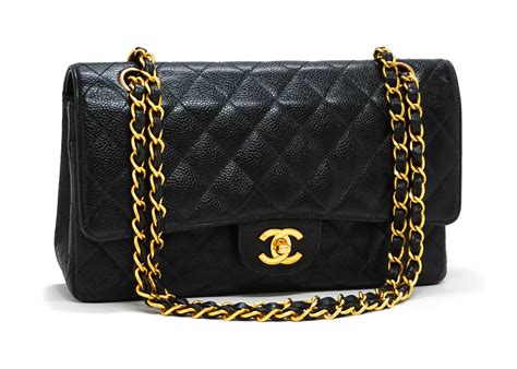 chanel black classic|Chanel purses black original.